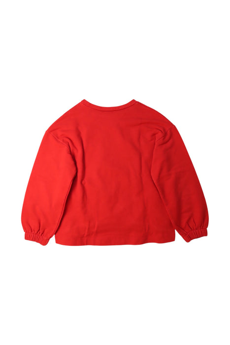 A Red Crewneck Sweatshirts from Mayoral in size 8Y for girl. (Back View)