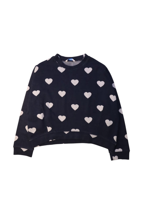 A Navy Crewneck Sweatshirts from Mayoral in size 8Y for girl. (Front View)