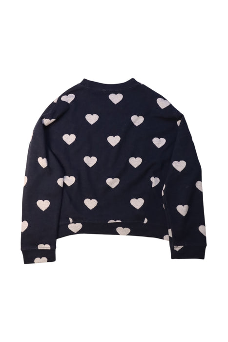 A Navy Crewneck Sweatshirts from Mayoral in size 8Y for girl. (Back View)