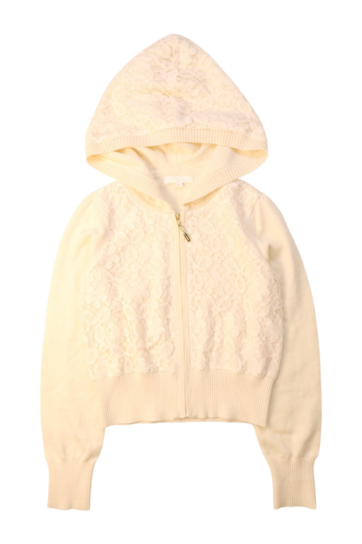 A Ivory Hooded Sweatshirts from Nicholas & Bears in size 8Y for girl. (Front View)