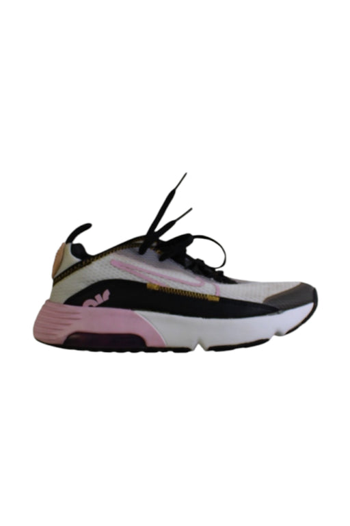 A Pink Sneakers from Nike in size 10Y for girl. (Front View)