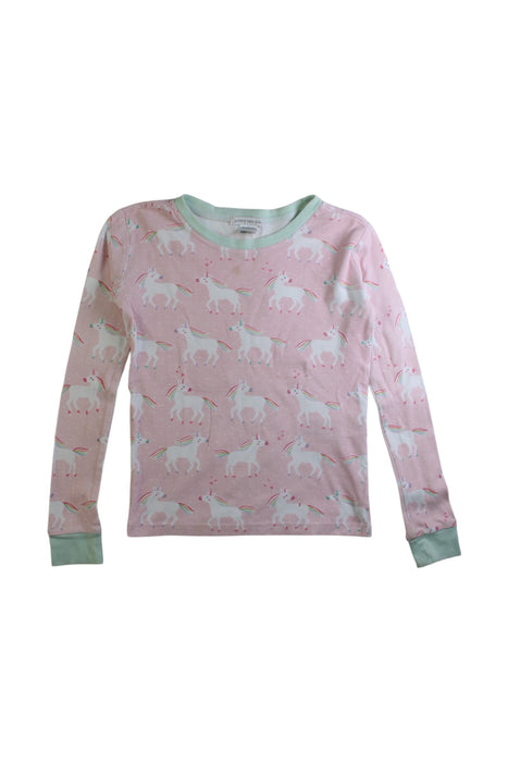 A Pink Long Sleeve T Shirts from Pottery Barn in size 10Y for girl. (Front View)