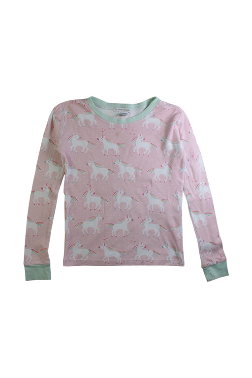A Pink Long Sleeve T Shirts from Pottery Barn in size 10Y for girl. (Front View)