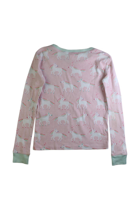 A Pink Long Sleeve T Shirts from Pottery Barn in size 10Y for girl. (Back View)