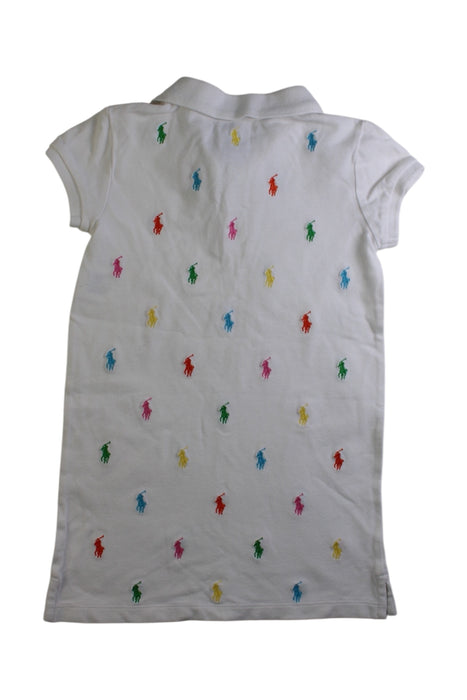 A Multicolour Short Sleeve Polos from Ralph Lauren in size 4T for girl. (Back View)