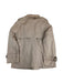 A Beige Coats from Burberry in size 7Y for girl. (Back View)