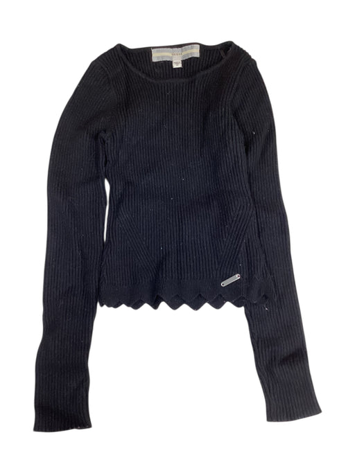 A Black Knit Sweaters from Guess in size 14Y for girl. (Front View)