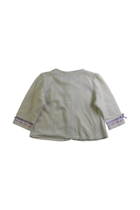 A Ivory Long Sleeve Tops from Calvin Klein in size 6-12M for girl. (Back View)