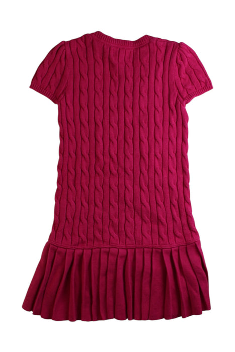A Pink Sweater Dresses from Polo Ralph Lauren in size 4T for girl. (Back View)