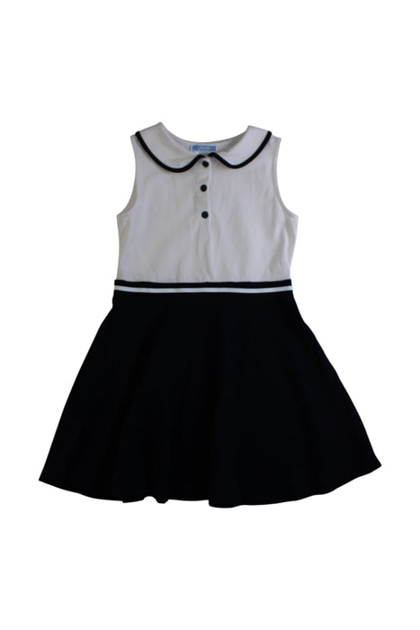 A Black Sleeveless Dresses from Jacadi in size 5T for girl. (Front View)