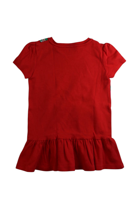 A Red Short Sleeve Dresses from The Marc Jacobs in size 3T for girl. (Back View)