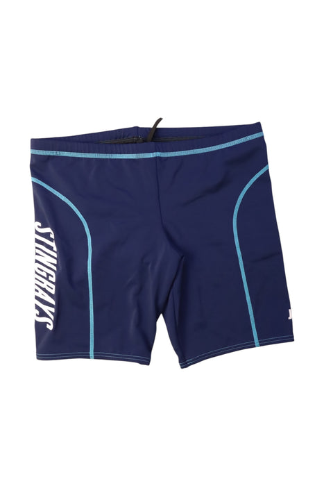 A Navy Swim Shorts from Jaked in size 14Y for boy. (Front View)