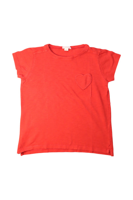 A Red Short Sleeve T Shirts from Crewcuts in size 8Y for girl. (Front View)