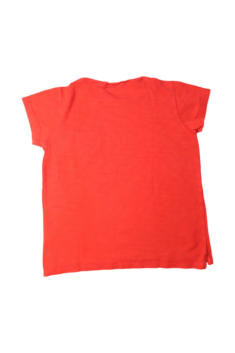 A Red Short Sleeve T Shirts from Crewcuts in size 8Y for girl. (Back View)