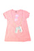 A Pink Short Sleeve T Shirts from Juicy Couture in size 8Y for girl. (Front View)