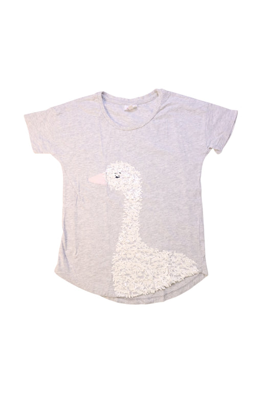 A Grey Short Sleeve T Shirts from Seed in size 9Y for girl. (Front View)