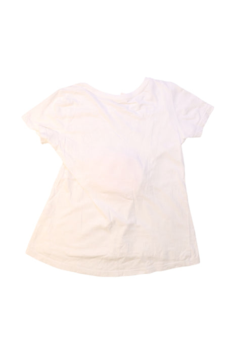 A White Short Sleeve Tops from Seed in size 8Y for girl. (Back View)