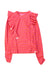 A Pink Long Sleeve Tops from Seafolly in size 7Y for girl. (Front View)