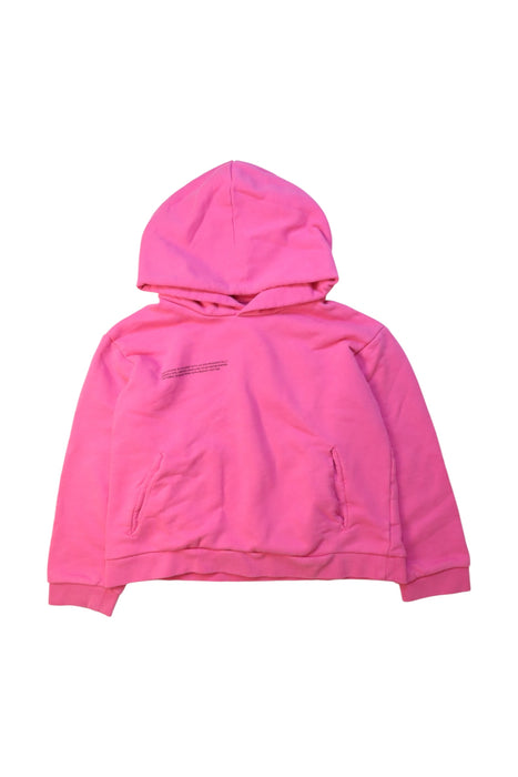 A Pink Hooded Sweatshirts from Pangaia in size 7Y for boy. (Front View)