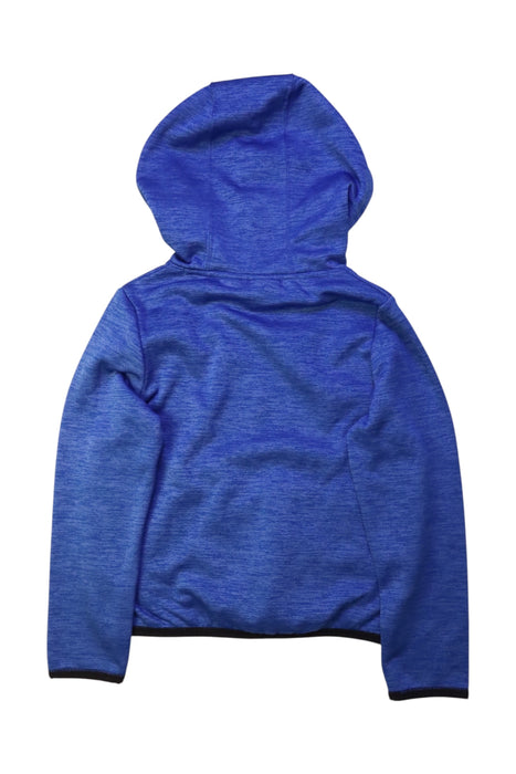 A Blue Hooded Sweatshirts from Under Armour in size 7Y for boy. (Back View)