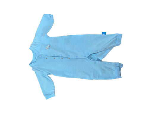 A Blue Onesies from Les Enphants in size 12-18M for boy. (Front View)