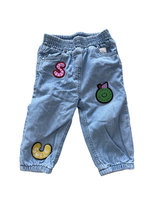 A Blue Casual Pants from Stella McCartney in size 12-18M for neutral. (Front View)