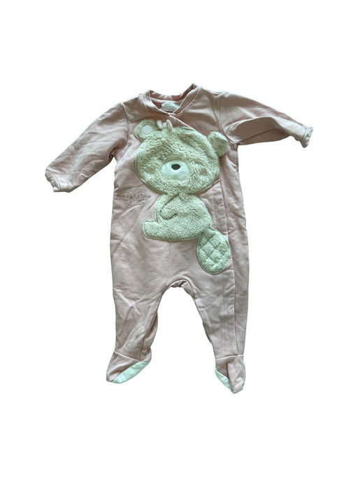 A Pink Onesies from Chicco in size 0-3M for neutral. (Front View)