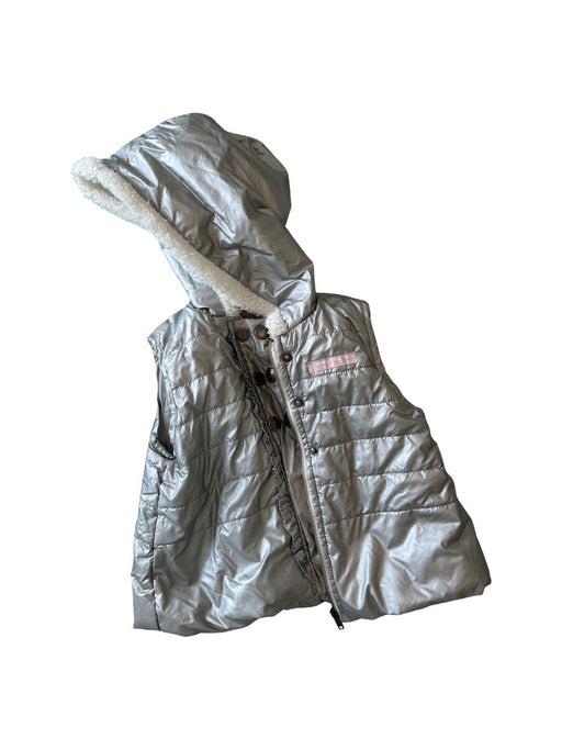 A Silver Outerwear Vests from Calvin Klein in size 12-18M for neutral. (Front View)
