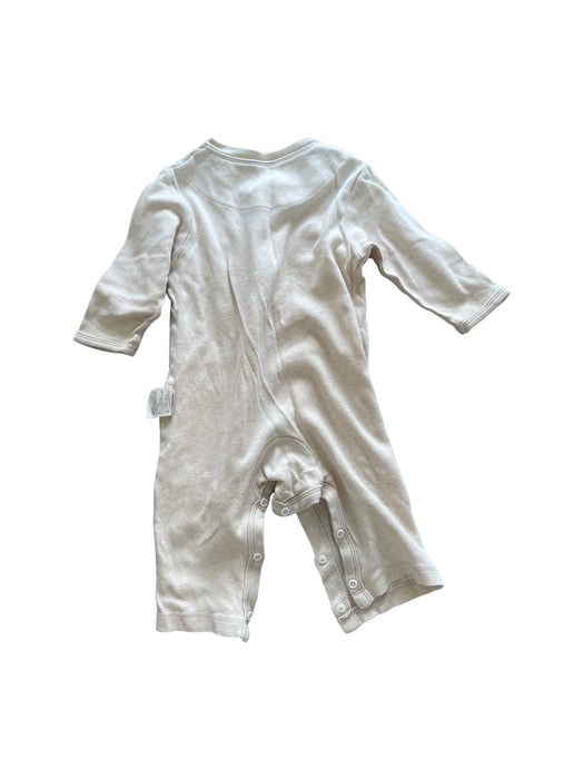 A Beige Onesies from Natures Purest in size 3-6M for neutral. (Back View)