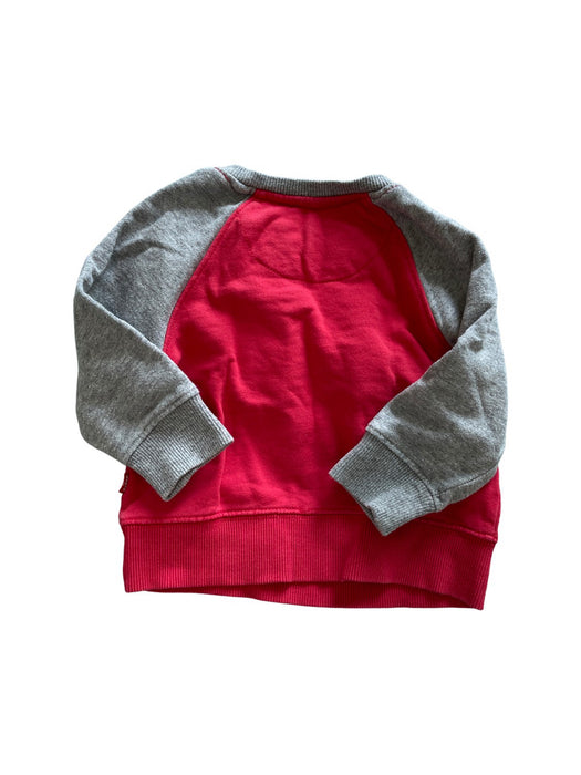 A Red Crewneck Sweatshirts from Levi's in size 18-24M for boy. (Back View)