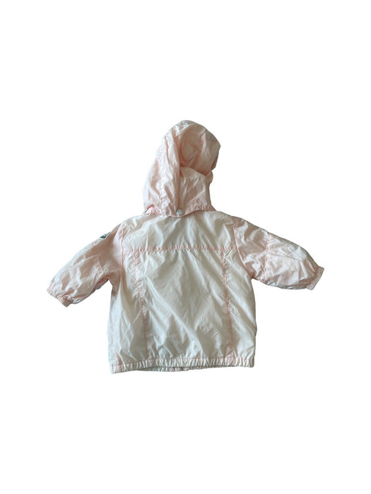 A Peach Lightweight Jackets from Moncler in size 3-6M for neutral. (Back View)