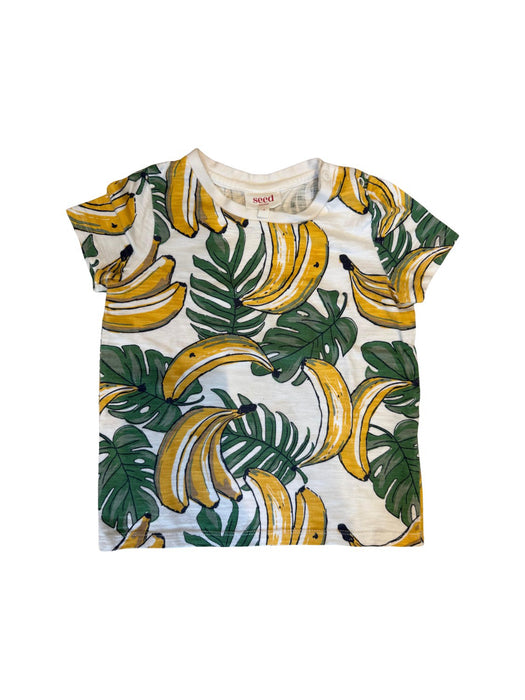 A Green Short Sleeve T Shirts from Seed in size 2T for neutral. (Front View)