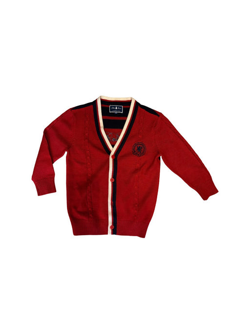 A Red Cardigans from Nicholas & Bears in size 2T for boy. (Front View)