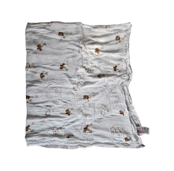 A White Blankets from Mothercare in size 0-3M for neutral. (Back View)