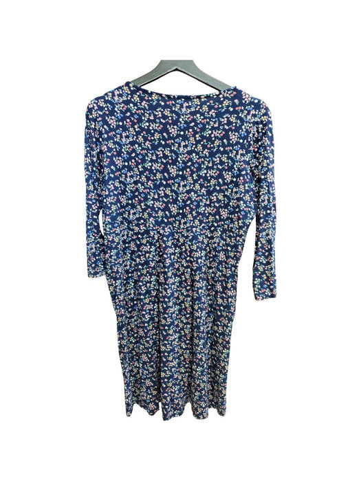 A Blue Nursing Dresses from Jojo Maman Bébé in size M for maternity. (Back View)