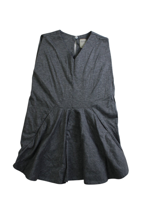 A Grey Sleeveless Dresses from In Good Company in size 3T for girl. (Front View)