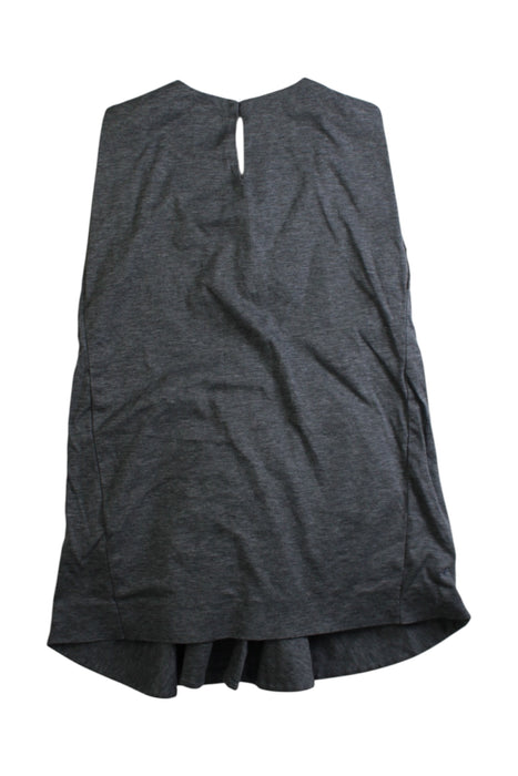 A Grey Sleeveless Dresses from In Good Company in size 3T for girl. (Back View)