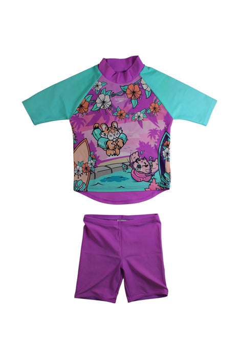 A Multicolour Swim Sets from Speedo in size 4T for girl. (Front View)
