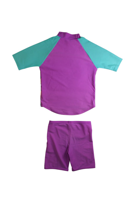 A Multicolour Swim Sets from Speedo in size 4T for girl. (Back View)