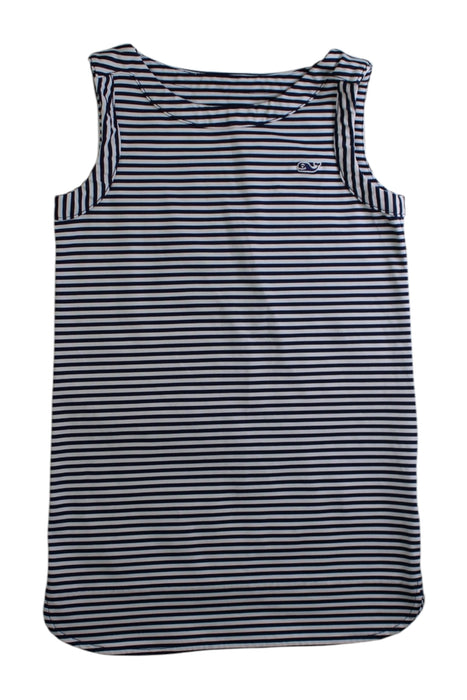 A Navy Sleeveless Tops from Vineyard Vines in size 4T for girl. (Front View)