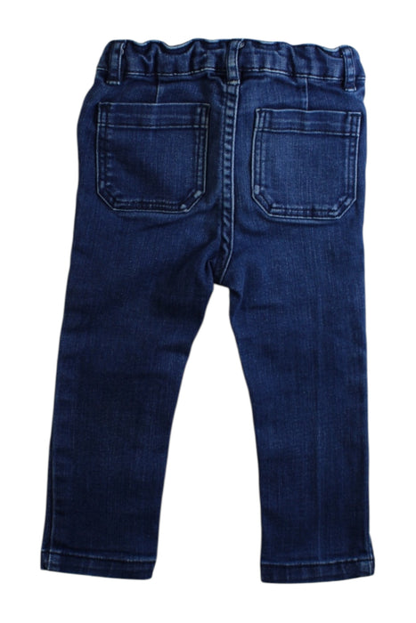 A Blue Jeans from Jacadi in size 12-18M for girl. (Back View)
