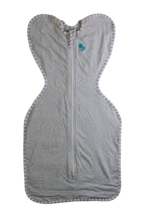 A Grey Swaddles from Love To Dream in size 0-3M for neutral. (Front View)