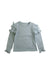 A Blue Long Sleeve Tops from Lapin House in size 4T for girl. (Front View)
