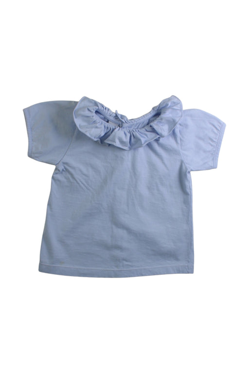 A Blue Sleeveless Tops from Babidu in size 4T for girl. (Front View)