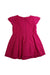 A Pink Short Sleeve Dresses from Jacadi in size 4T for girl. (Back View)