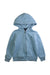 A Blue Zippered Sweatshirts from Polo Ralph Lauren in size 5T for boy. (Front View)