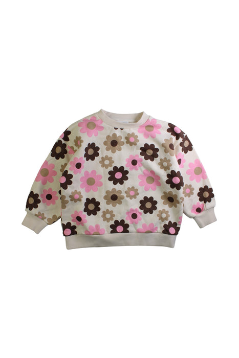 A Multicolour Crewneck Sweatshirts from Seed in size 4T for girl. (Front View)