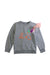 A Grey Crewneck Sweatshirts from Wauw Capow in size 2T for girl. (Front View)