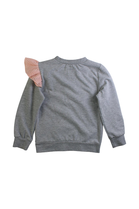 A Grey Crewneck Sweatshirts from Wauw Capow in size 2T for girl. (Back View)