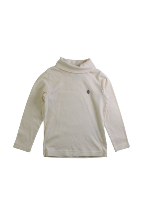 A Ivory Long Sleeve Tops from Petit Bateau in size 3T for neutral. (Front View)
